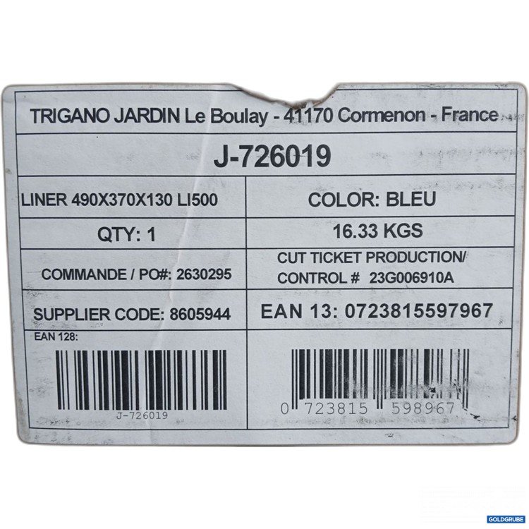 Artikel Nr. 442360: Trigano Jardin Le Boulay Liner 490x370x130 LI500