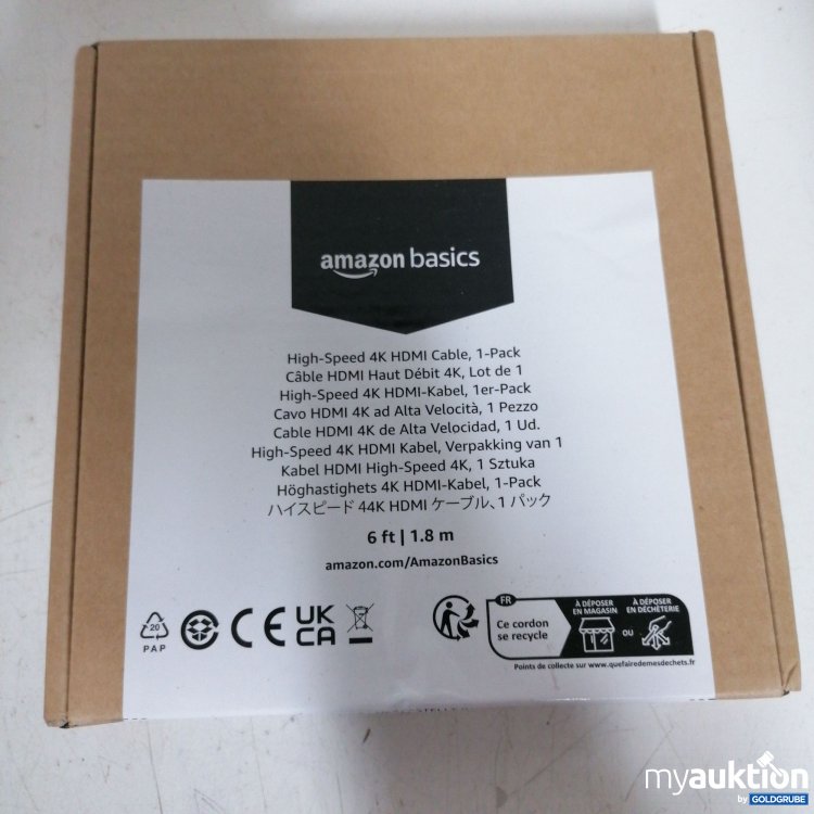 Artikel Nr. 713360: Amazonbasic High Speed 4K HDMI Kabel 