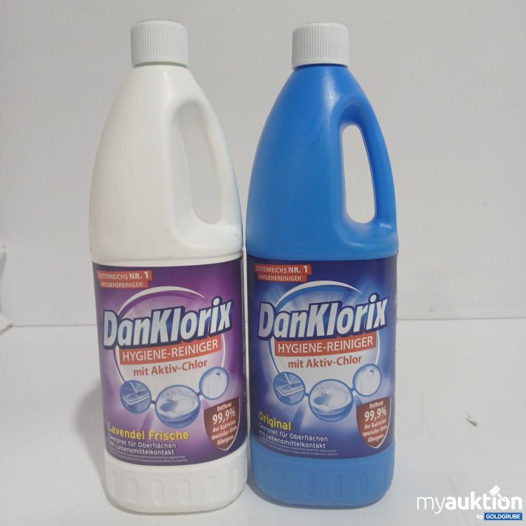 Artikel Nr. 845360 Artikel Nr. 845360: DanKlorix Hygiene Reiniger je 1,5L