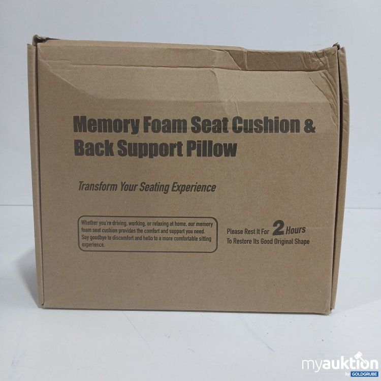 Artikel Nr. 876360 Artikel Nr. 876360: Memory Foam Seat Cushion & Back Support Pillow