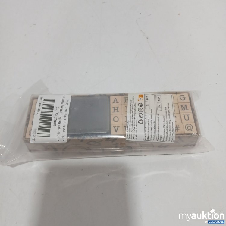 Artikel Nr. 887360: 40 Stück Buchstaben Stempel Set