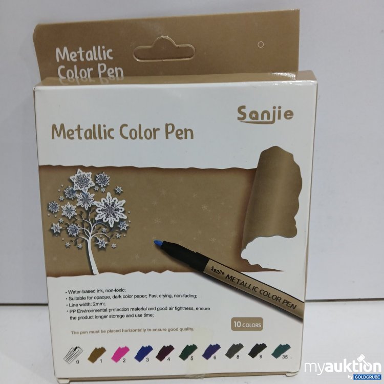 Artikel Nr. 468361 Artikel Nr. 468361: Sanjie Metallic Color Pen 10 Colors