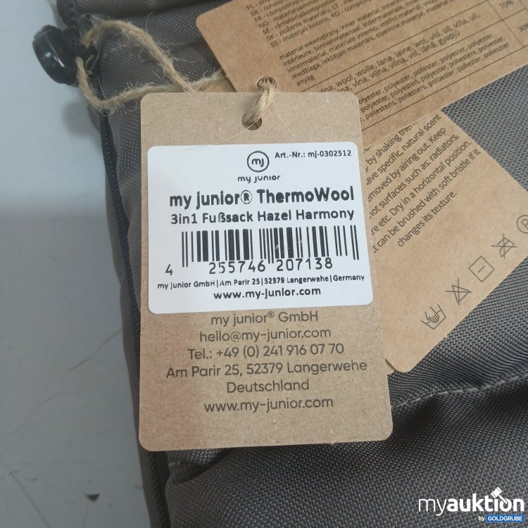 Artikel Nr. 471361 Artikel Nr. 471361: my junior ThermoWool 3in1 Fußsack Hazel Harmony