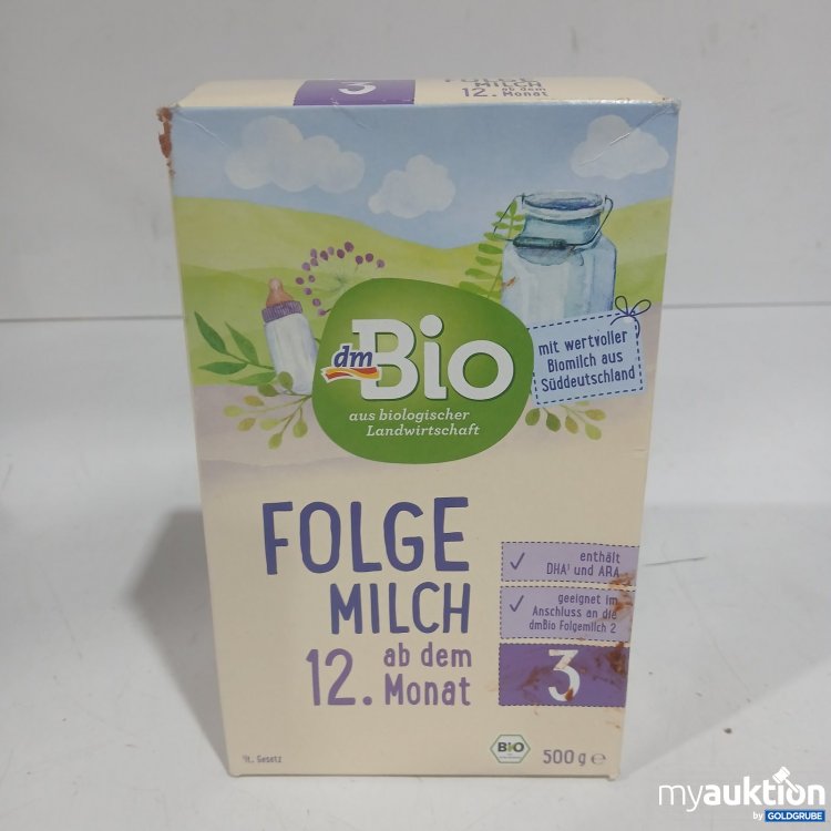 Artikel Nr. 477361 Artikel Nr. 477361: dm Bio Folgemilch ab dem 12. Monat 500 g