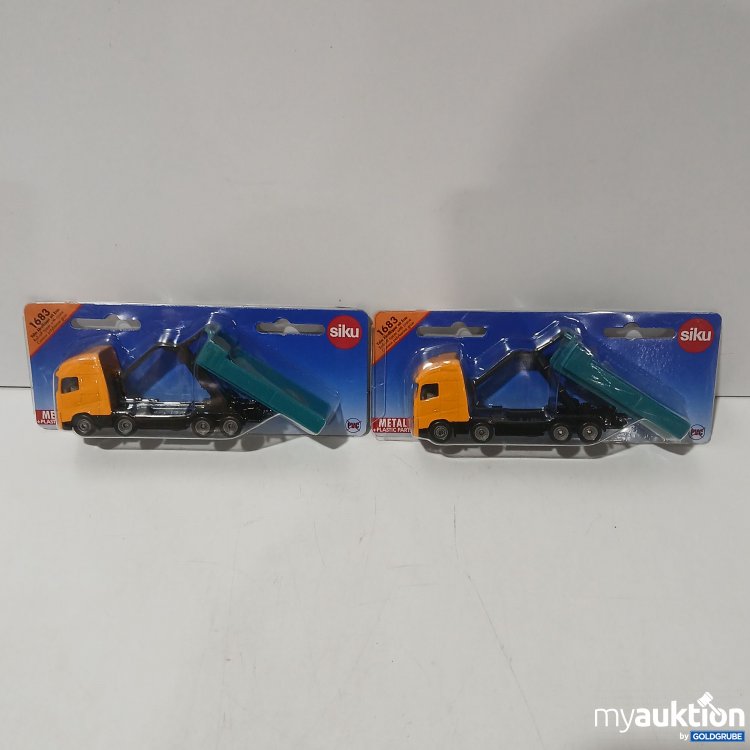 Artikel Nr. 523361 Artikel Nr. 523361: Siku Volvo Abrollkipper mit Kran 2er Set