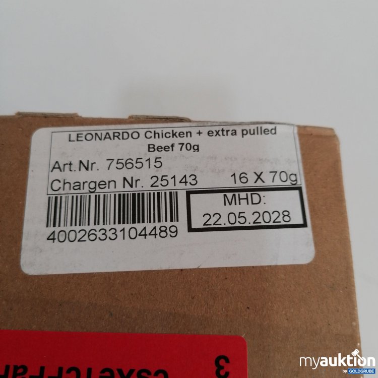 Artikel Nr. 855361: Leonardo Chicken +extra pulled Beef 16x70g