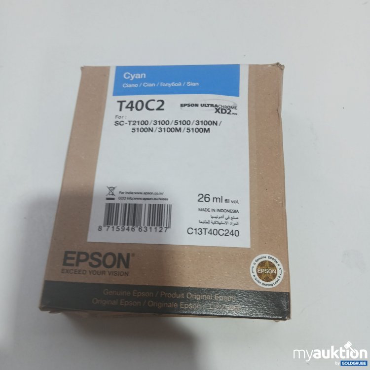 Artikel Nr. 861361: Epson Cyan T40C2 26ml