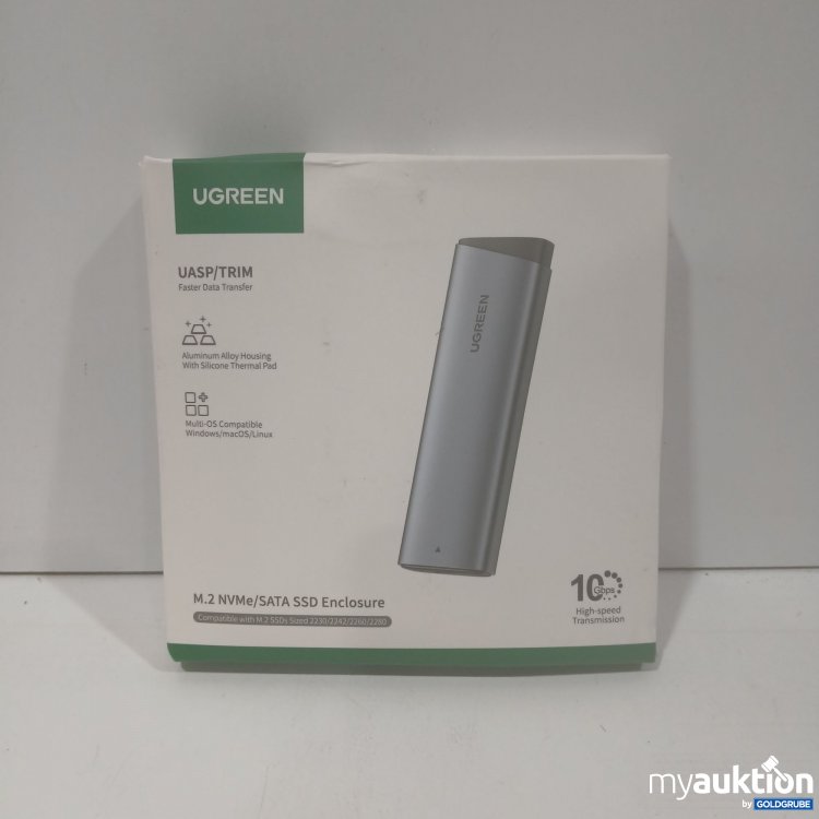 Artikel Nr. 873361 Artikel Nr. 873361: UGREEN M.2 NVMe/SATA SSD Enclosure