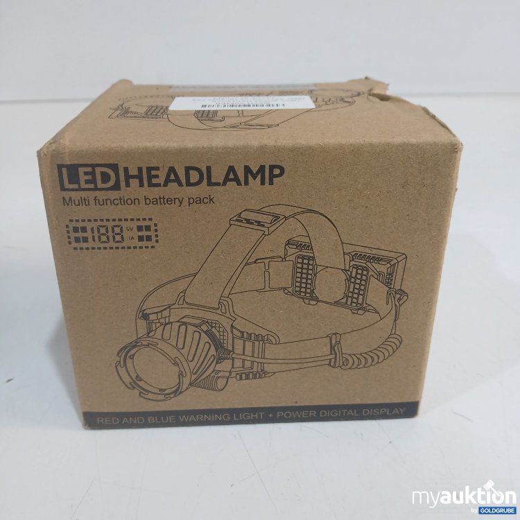 Artikel Nr. 894361: LED Head Lamp Multi function battery Pack 