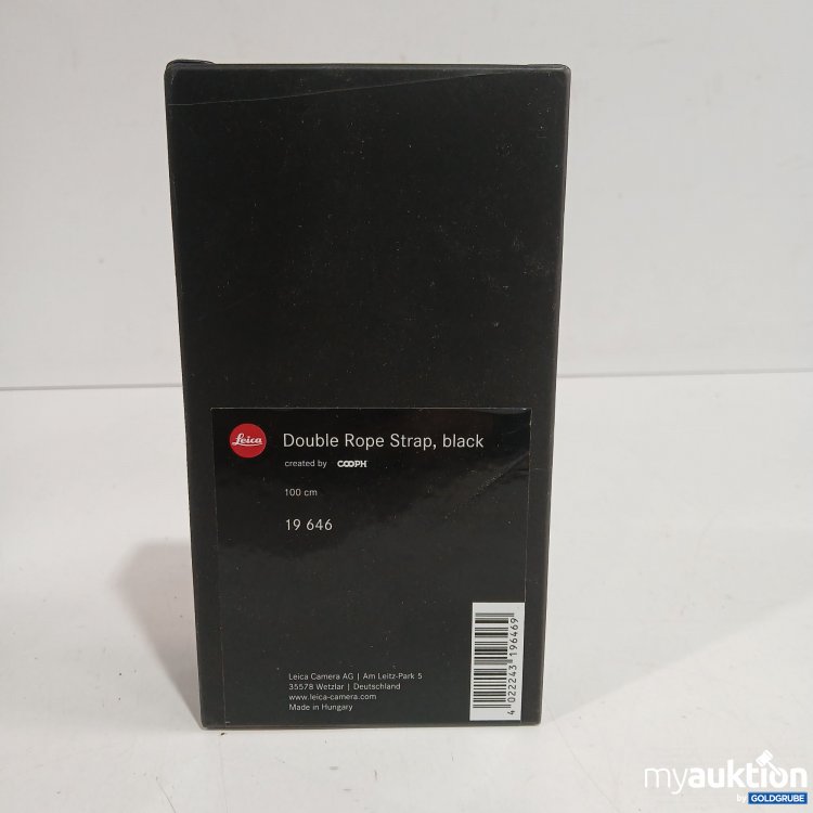 Artikel Nr. 920361: Leica Double Rope Strap black 100cm 