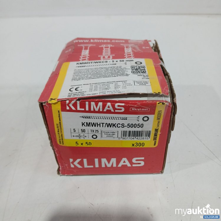 Artikel Nr. 950361: Klimas Schrauben 5x50mm 300stk