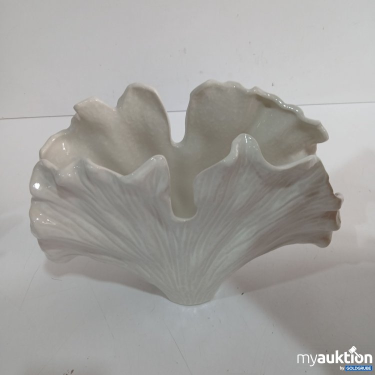 Artikel Nr. 970361 Artikel Nr. 970361: Westwing Collection Gingko Vase 32x15 H23,5cm Stoneware, Off white DEL3ZHH01-101