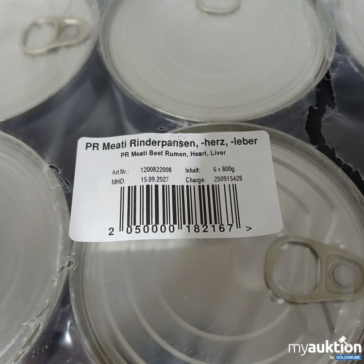 Artikel Nr. 978361: PREMIERE Meati Rinderpansen, Herz, Leber 6x800 g