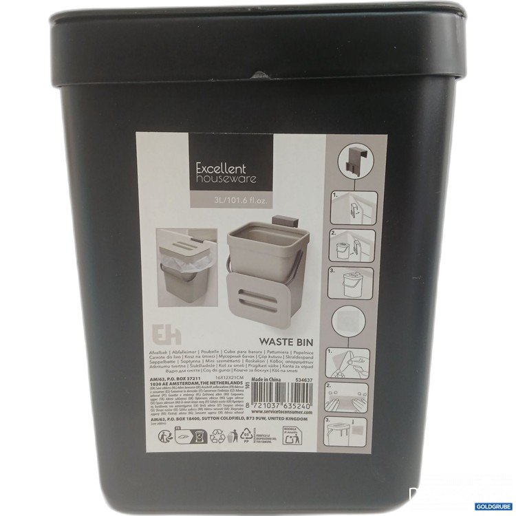 Artikel Nr. 446362 Artikel Nr. 446362: Excellent houseware Waste Bin 3L