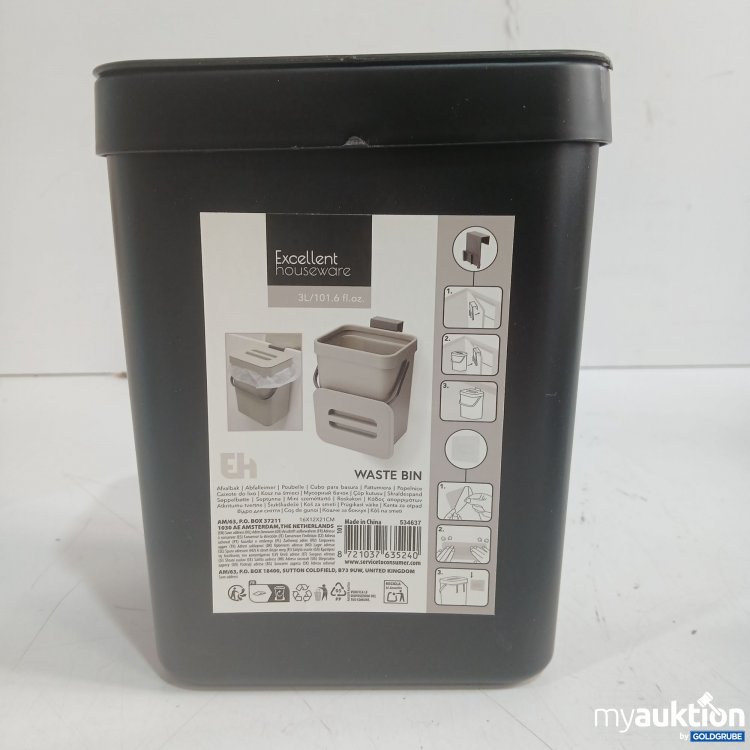 Artikel Nr. 446362 Artikel Nr. 446362: Excellent houseware Waste Bin 3L