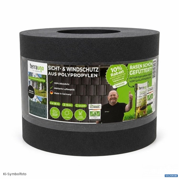 Artikel Nr. 465362 Artikel Nr. 465362: terrauno Sicht- & Windschutz aus Polypropylen 26 m x 19 cm