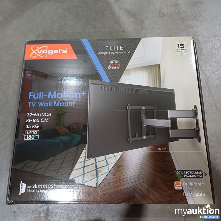 Artikel Nr. 467362: vogels vogel's Full-Motion+ TV Wall Mount 32-65 Inch
Tragkraft bis 35 kg, schwenkbar bis 180°.