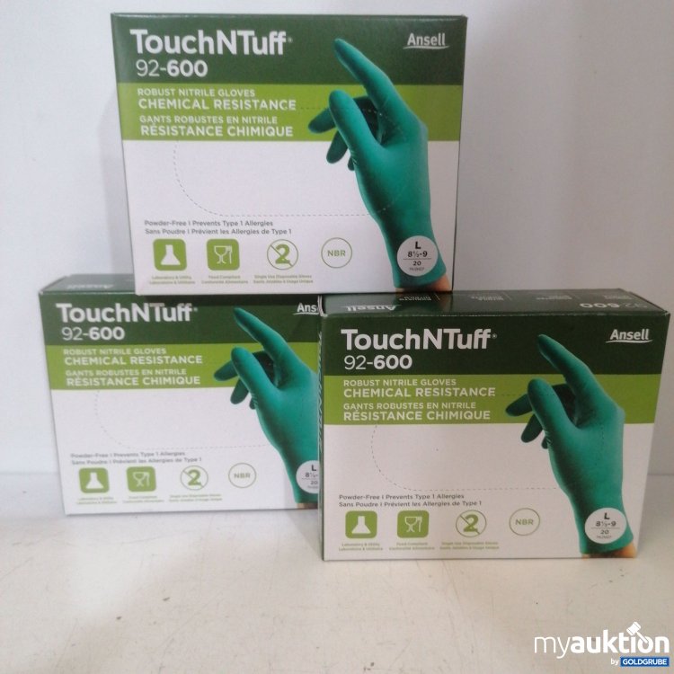 Artikel Nr. 677362 Artikel Nr. 677362: Ansell TouchNTuff 92-600 Einweghandschuhe 20Stk
