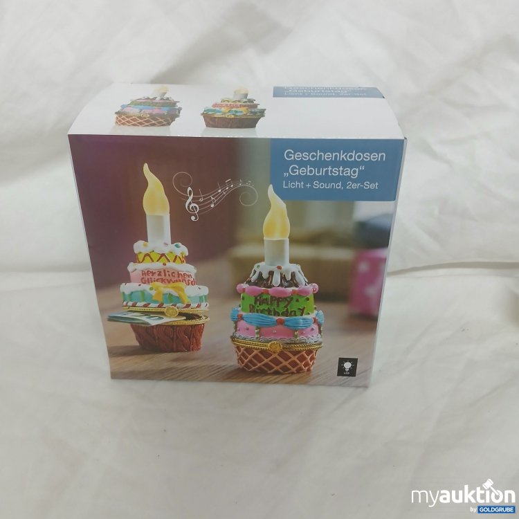 Artikel Nr. 817362 Artikel Nr. 817362: Geschenkdosen Geburtstag 2 Stück