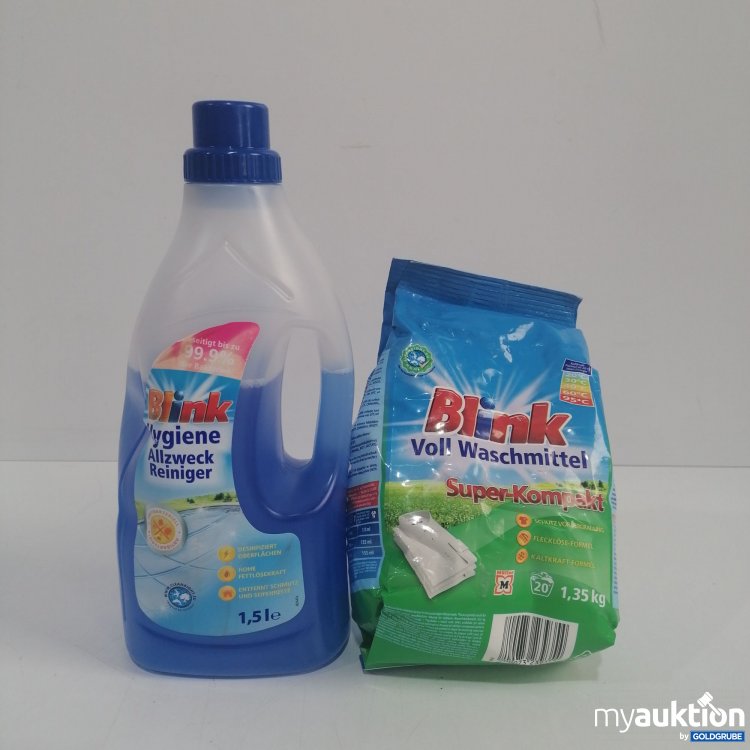 Artikel Nr. 860362: Blink Vollwaschmittel 20WL und Hygiene Allzweckreiniger 1.5L