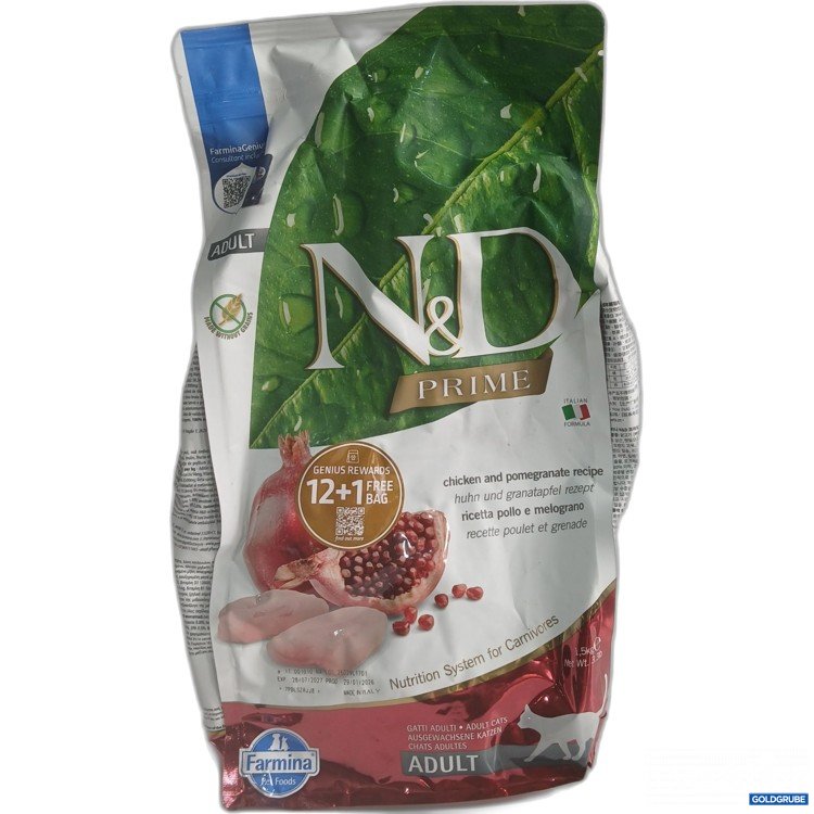 Artikel Nr. 958362: N&D Prime Adult Katzenfutter Huhn & Granatapfel 1,5kg 