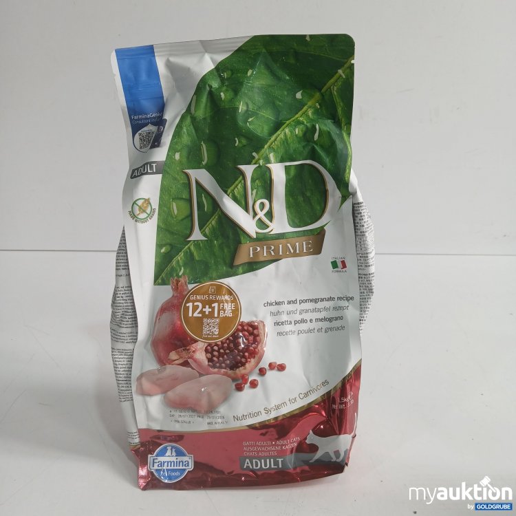Artikel Nr. 958362: N&D Prime Adult Katzenfutter Huhn & Granatapfel 1,5kg 