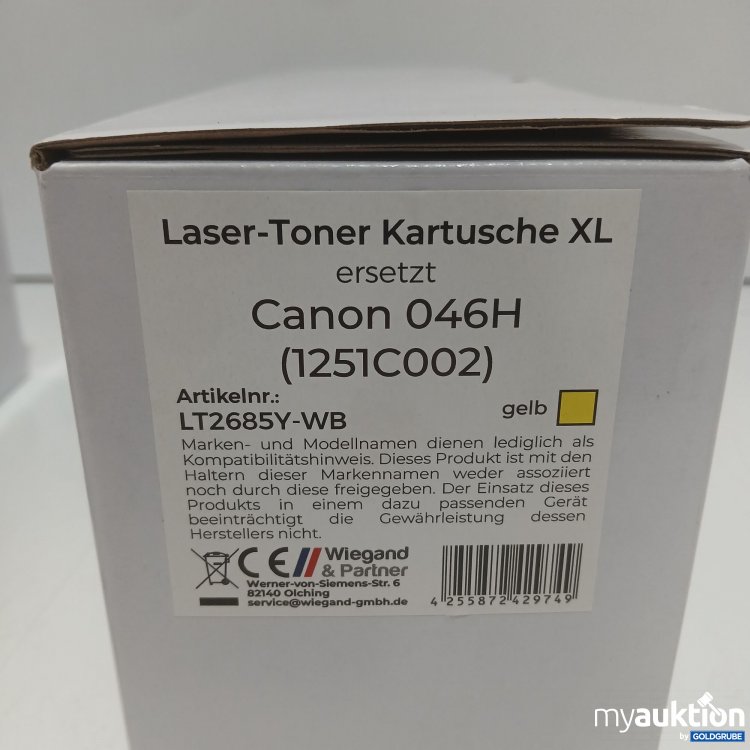 Artikel Nr. 971362 Artikel Nr. 971362: Wiegand & Partner Laser Toner Kartusche XL Canon 046H Gleb