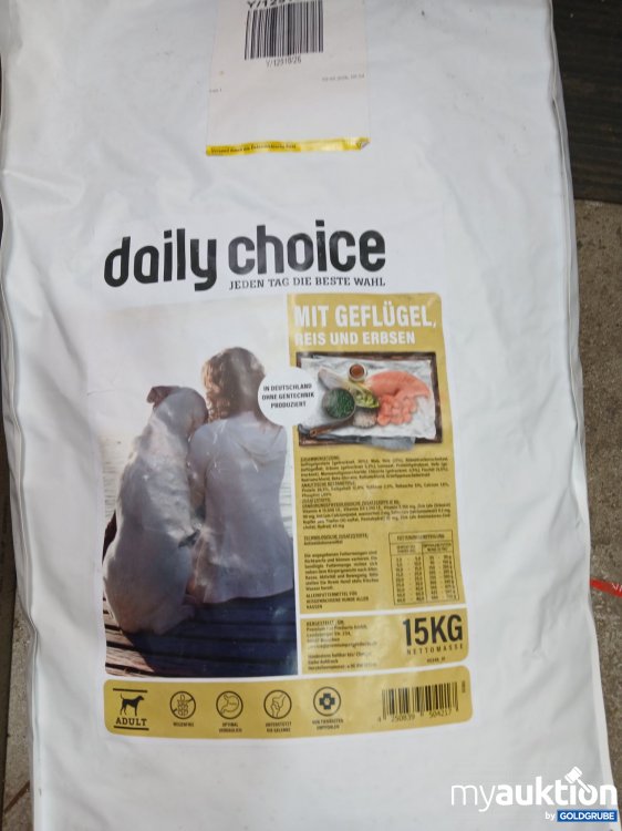 Artikel Nr. 997362 Artikel Nr. 997362: Daily Choice Adult Mit Geflügel, Reis und Erbsen 15kg