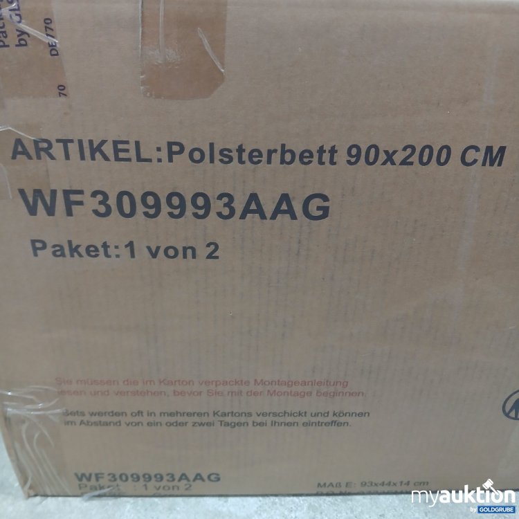 Artikel Nr. 437363: Polsterbett 90x200cm WF309993AAG 