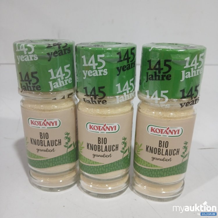 Artikel Nr. 477363 Artikel Nr. 477363: Kotányi Bio Knoblauch granuliert je 72g