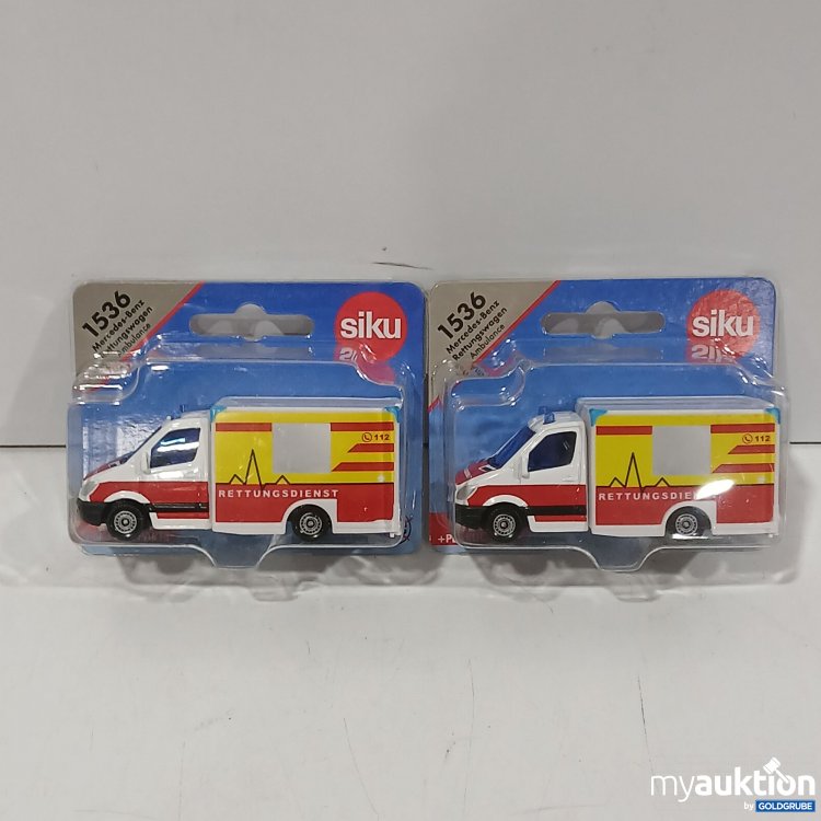 Artikel Nr. 523363: Siku Mercedes-Benz Rettungswagen 2er Set