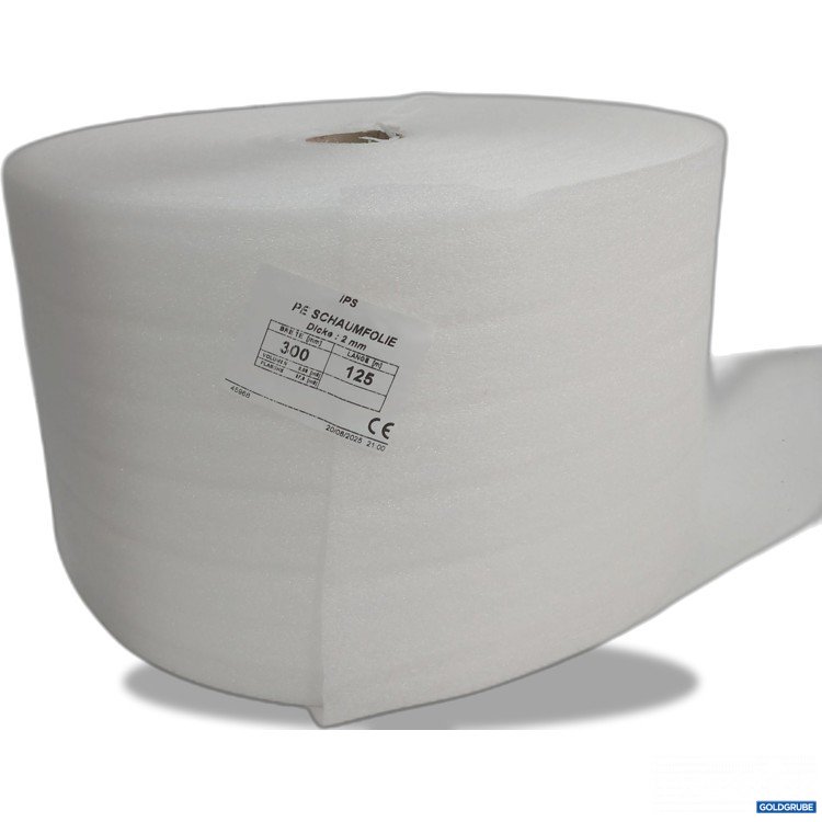 Artikel Nr. 525363: PE Schaumfolie Dicke 2mm Breite 300mm Länge 125m 