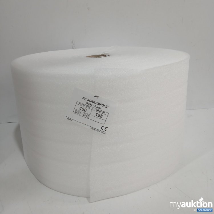 Artikel Nr. 525363: PE Schaumfolie Dicke 2mm Breite 300mm Länge 125m 