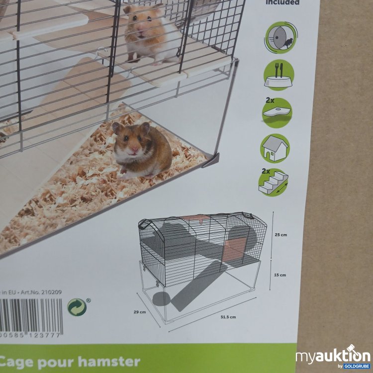 Artikel Nr. 857363 Artikel Nr. 857363: Flamingo Hamster Cage Vitru1 Black