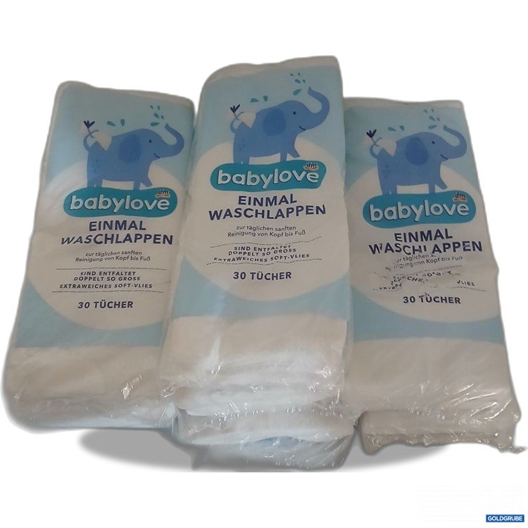 Artikel Nr. 921363: babylove Einmal Waschlappen 7x30 Tücher