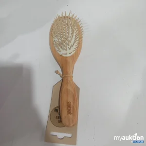Auktion Canal Haarbürste mit Holzstiften breit