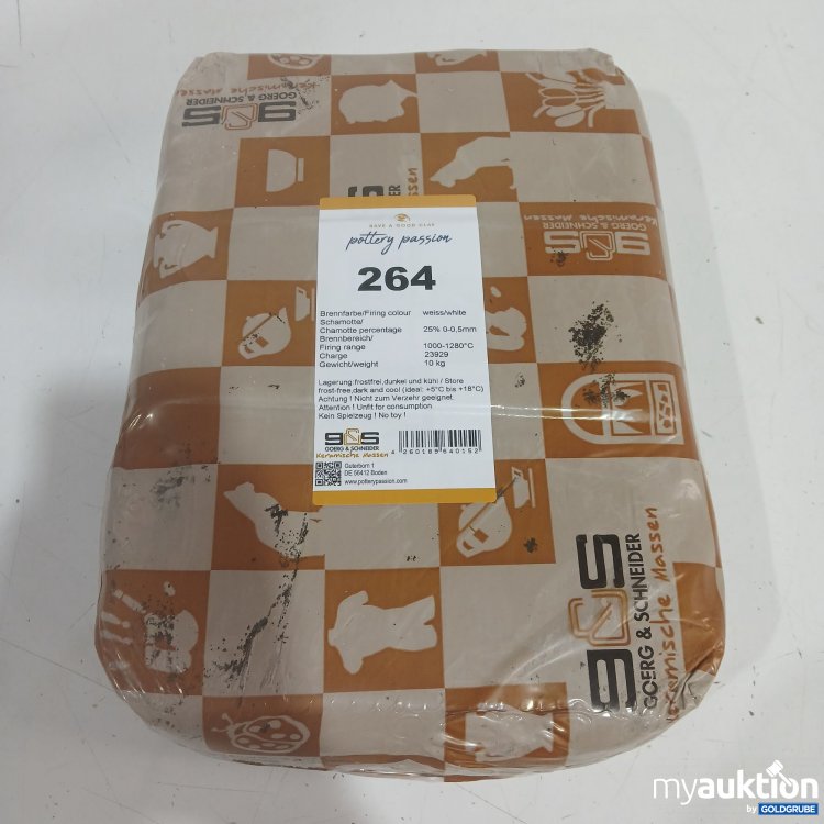 Artikel Nr. 461364: Pottery Passion 264 Brennfarbe weiß 10kg 