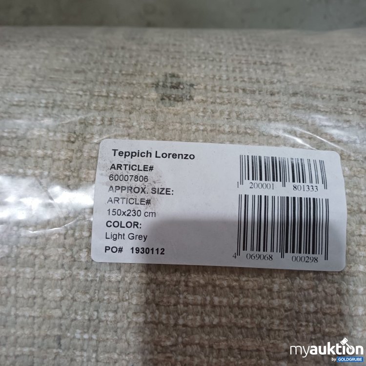 Artikel Nr. 467364 Artikel Nr. 467364: Teppich Lorenzo 150x230 cm Light Grey