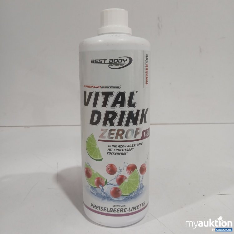 Artikel Nr. 477364 Artikel Nr. 477364: Best Body Nutrition Vital Drink Zerop Preiselbeere-Limette 1L