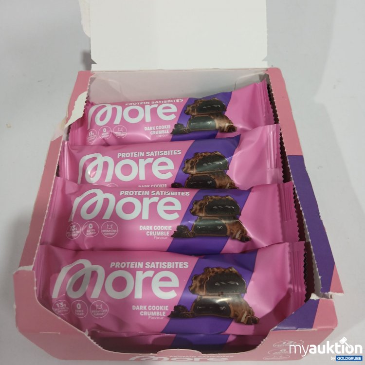 Artikel Nr. 816364 Artikel Nr. 816364: More Protein Satisbites Dark Cookie Crumble 12x50g