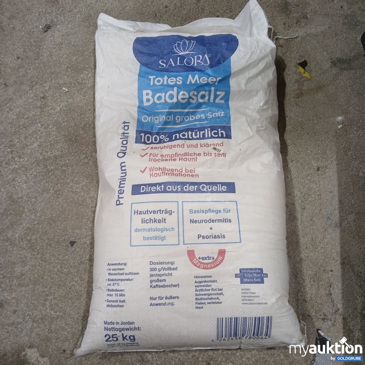 Artikel Nr. 866364: Salora Totes Meer Badesalz 25kg 