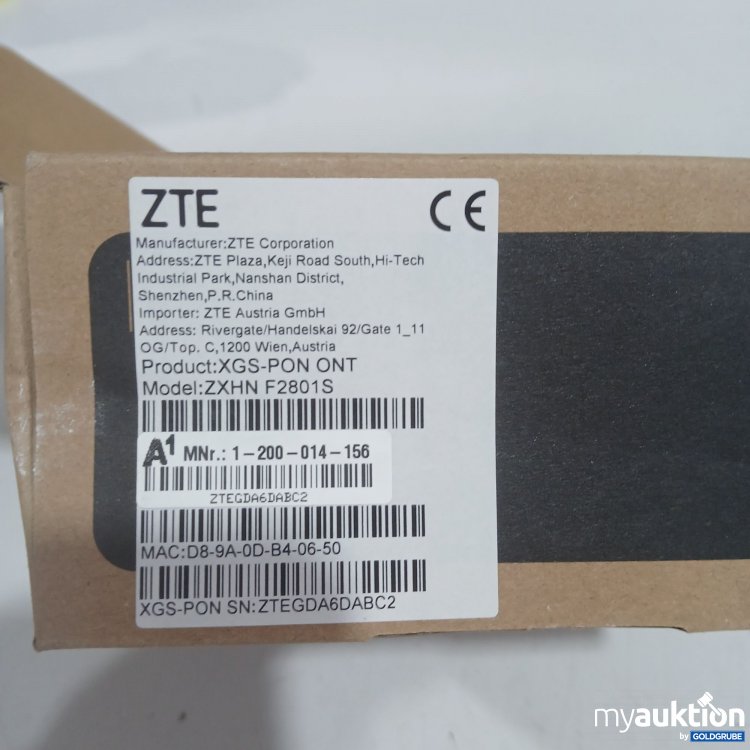 Artikel Nr. 994364 Artikel Nr. 994364: ZTE XGS-PON ONT