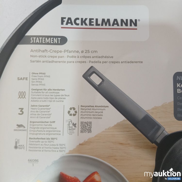Artikel Nr. 995364: Fackelmann Antihaft-Crepe-Pfanne DM 25cm 