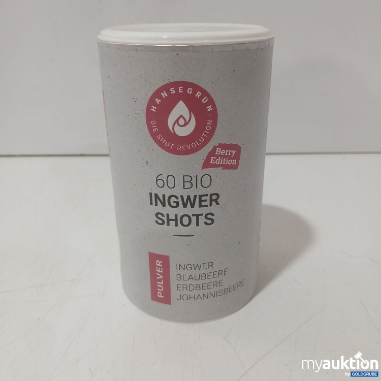 Artikel Nr. 469365: Hansegrün 60 Bio Ingwer Shots Pulver 120 g