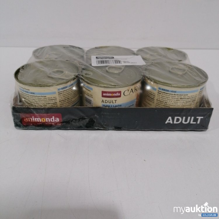 Artikel Nr. 844365: Animonda Adult Katzenfutter Huhn und Lachs 6x200g