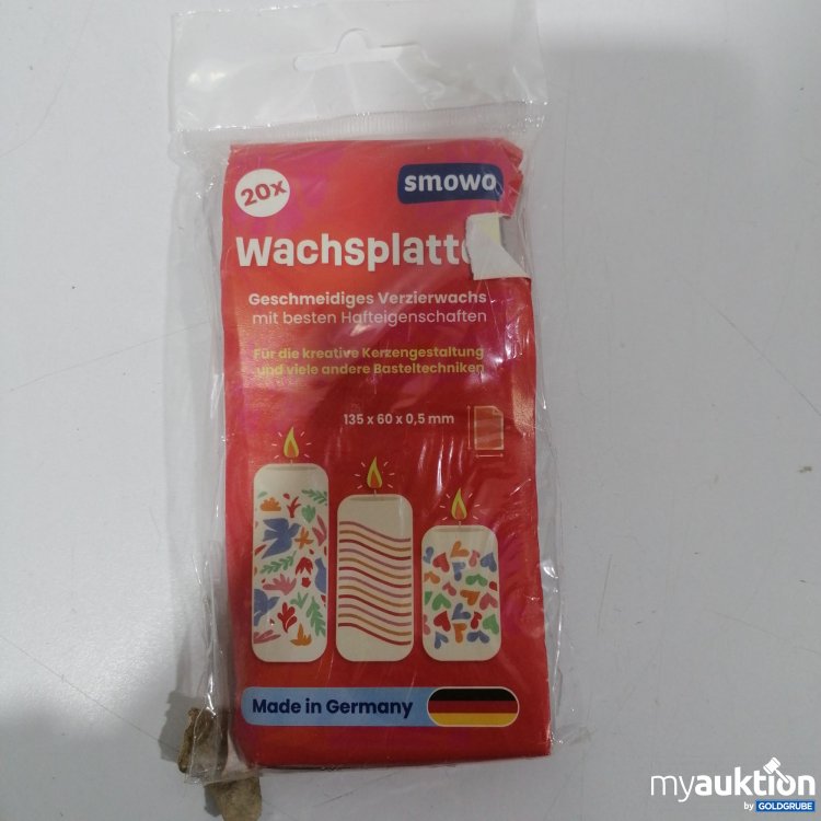 Artikel Nr. 895365: Smowo Wachsplatten 20stk 135x60x0,5mm