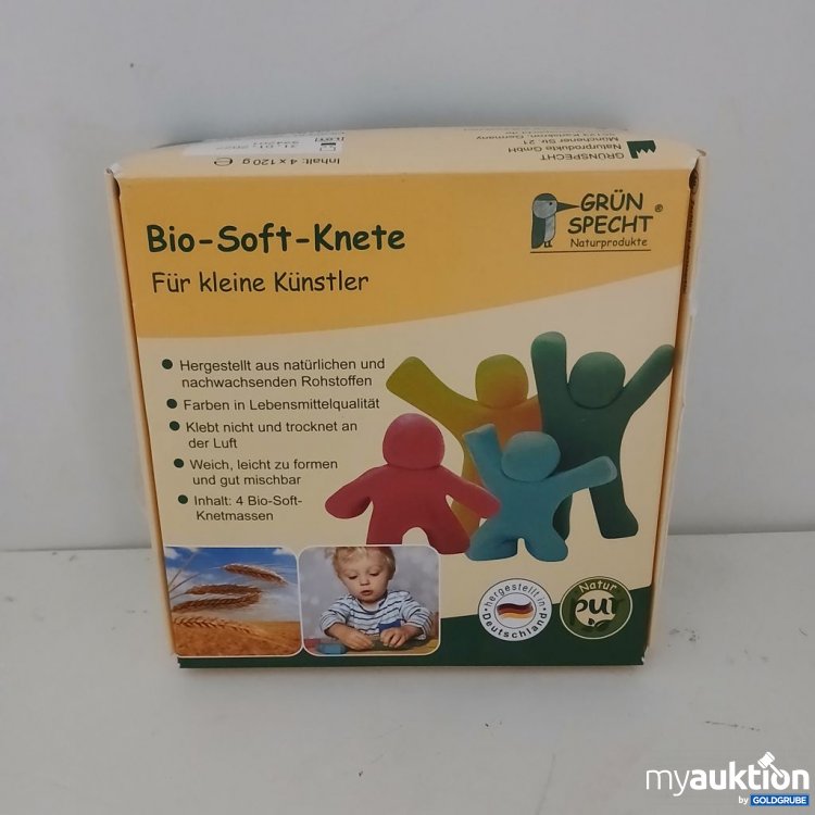 Artikel Nr. 922365: GRÜN SPECHT Bio-Soft-Knete 4x120 g