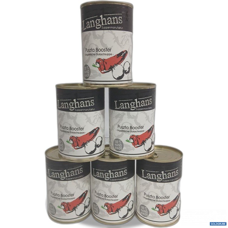 Artikel Nr. 960365: Langhans Puszta Booster Ungarrische Gulaschsuppe je 400ml