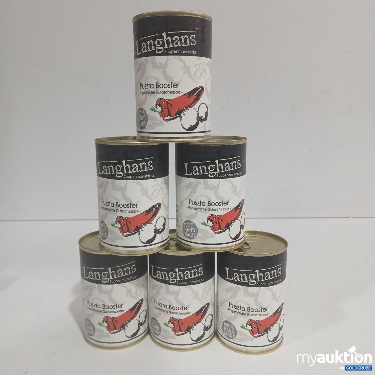Artikel Nr. 960365: Langhans Puszta Booster Ungarrische Gulaschsuppe je 400ml