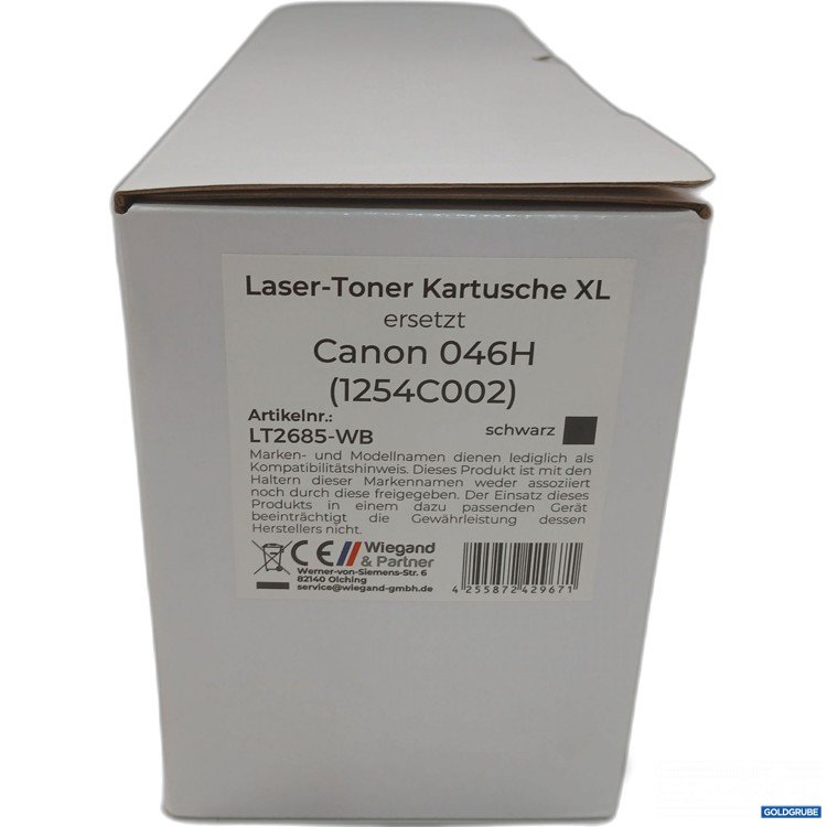 Artikel Nr. 971365 Artikel Nr. 971365: Laser Toner Kartusche XL Canon 046H schwarz